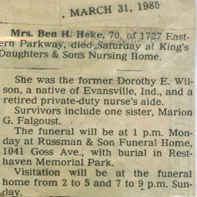 Dorothy Wilson